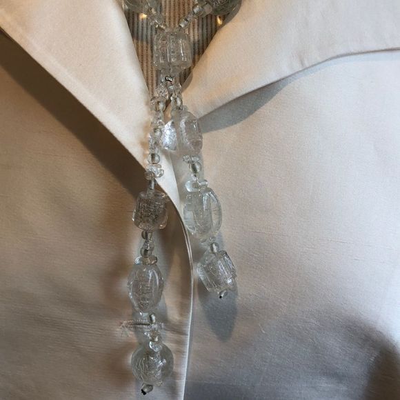 Real Glass Adjustable necklace clear glass - Picture 7 of 10